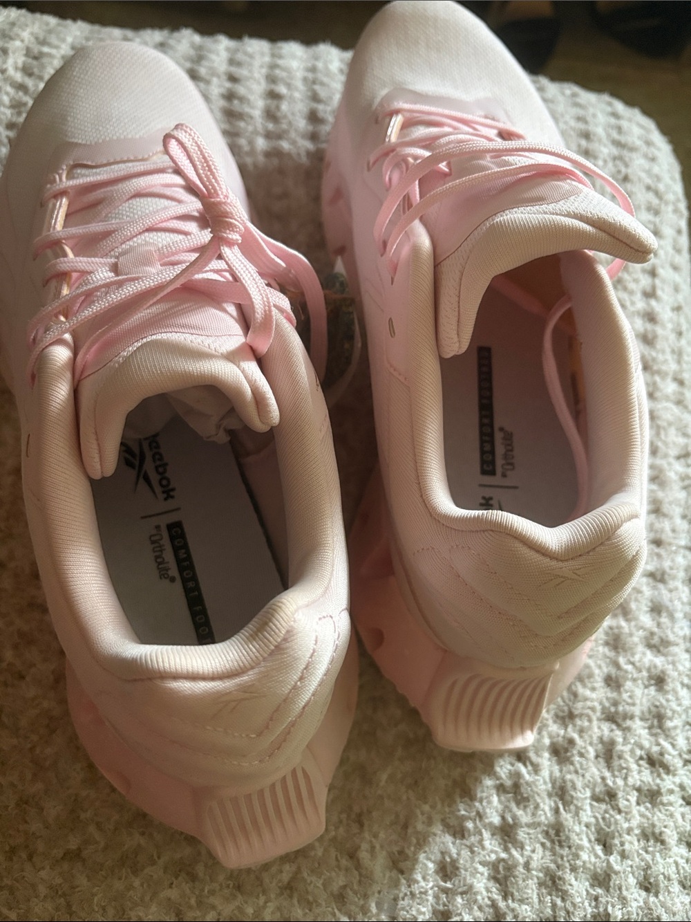 Reebok Kids Light Pink Athletic Sneakers